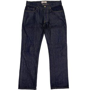 Acne Studios Roc Raw 100% Cotton Slim Straight Selvedge Denim Jeans 32x28